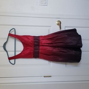 Candie's Red and Black Gradient Mini Dress